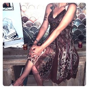 Cache beautiful halter dress